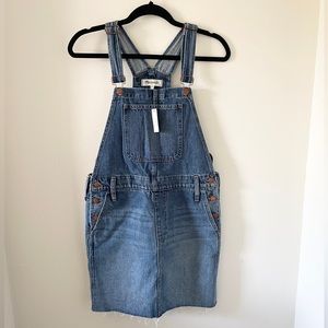 NWT Madewell Denim Skirtall / Overall Dress